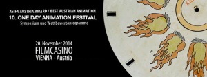 10. One Day Animation Festival am 20.11.2014 in Wien